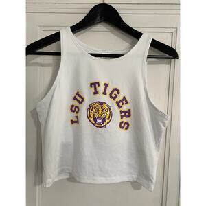 LSU Tigers White Tank Top